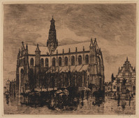 KG 20079
<br/>
Grote of St.Bavokerk te Haarlem
<br/>
<em>Dingemans, Waalko Jans (1873-1925)</em>
